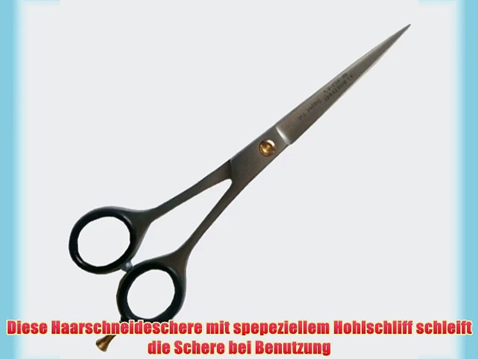 Friseurschere - Haarschere mit Fingerhaken - 75 Zoll - Edelstahl