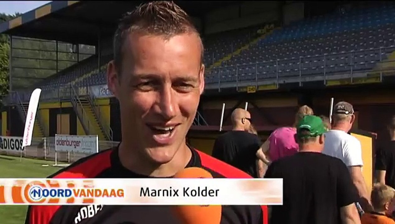 Herinneringen ophalen bij oefenwedstrijd FC Groningen in Veendam - RTV Noord