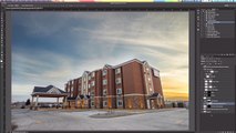 Basic Exterior Retouching in Photoshop - Architectural Photography - Luminosity Masking