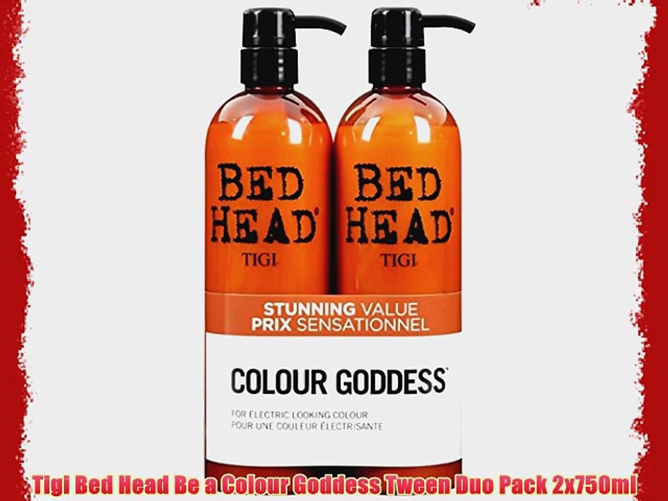 Tigi Bed Head Be a Colour Goddess Tween Duo Pack 2x750ml