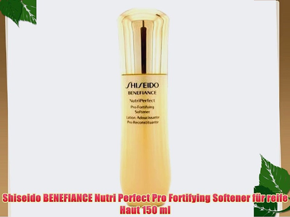 Shiseido BENEFIANCE Nutri Perfect Pro Fortifying Softener f?r reife Haut 150 ml