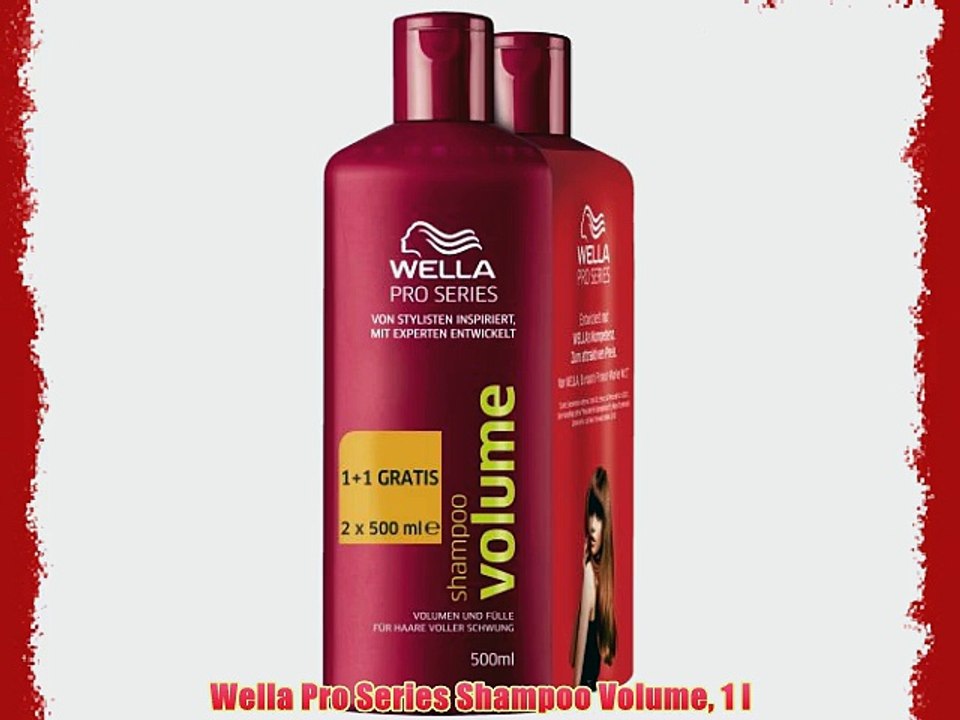 Wella Pro Series Shampoo Volume 1 l