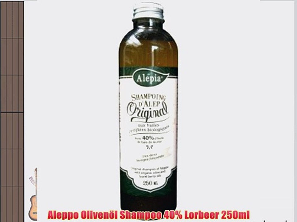 Aleppo Oliven?l Shampoo 40% Lorbeer 250ml