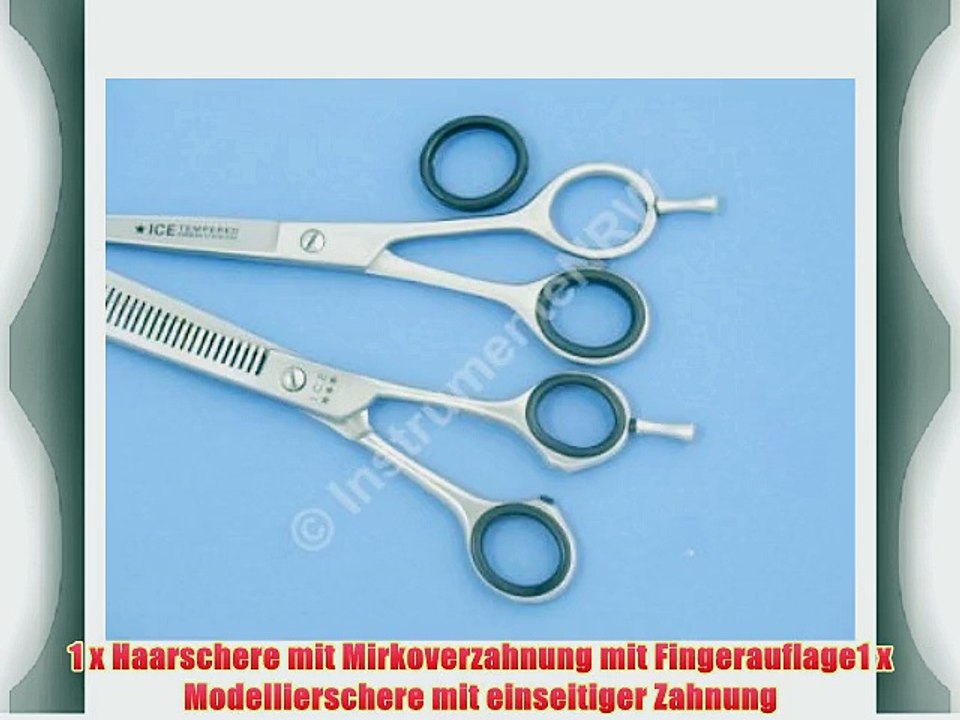 2-Teiliges Haarscheren Set mit Friseurschere -Modellierschere - Effilierschere