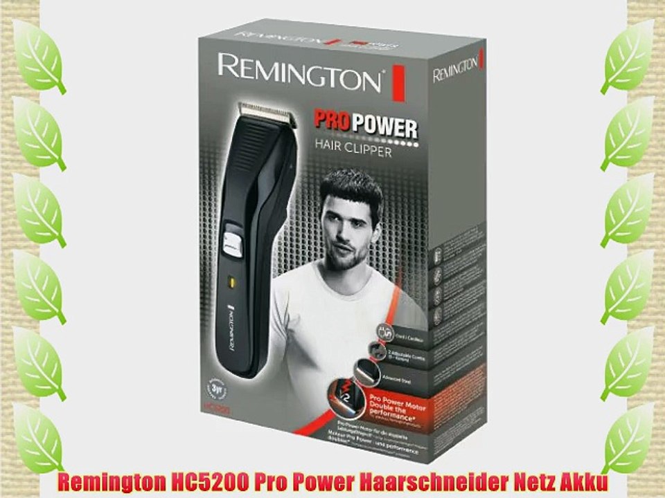 Remington HC5200 Pro Power Haarschneider Netz Akku