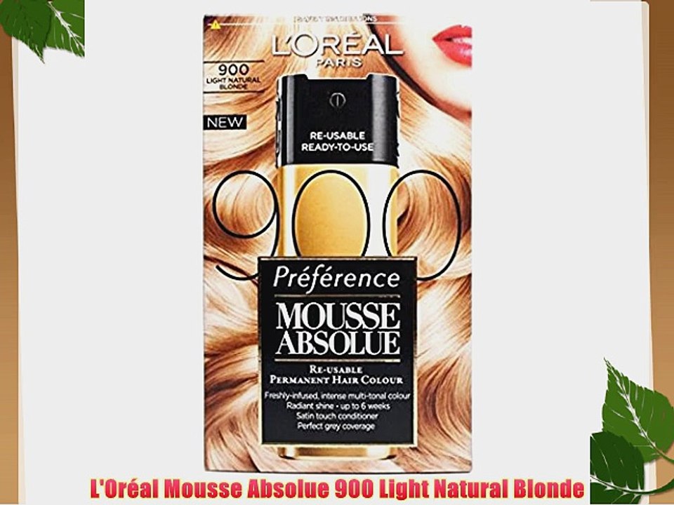 L'Or?al Mousse Absolue 900 Light Natural Blonde