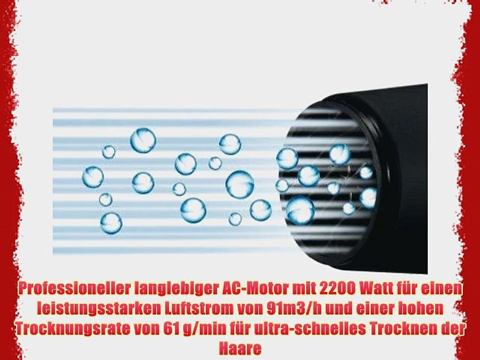 Bosch PHD9940 Profi-Haartrockner ProSalon PowerAC Compact 2200 Watt