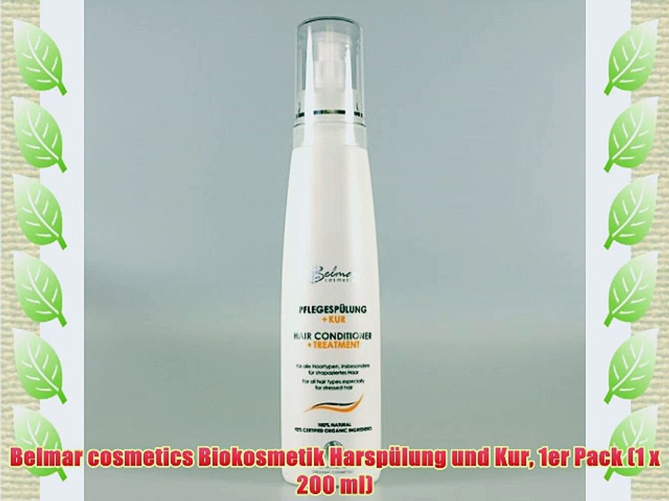 Belmar cosmetics Biokosmetik Harsp?lung und Kur 1er Pack (1 x 200 ml)