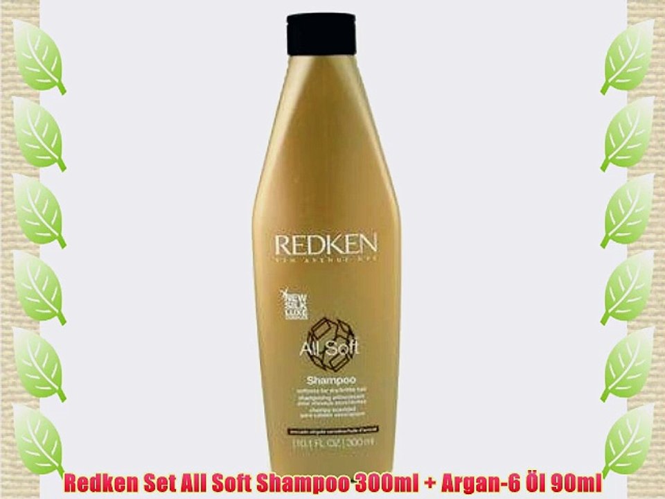 Redken Set All Soft Shampoo 300ml   Argan-6 ?l 90ml