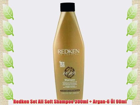 Redken Set All Soft Shampoo 300ml Argan-6 ?l 90ml