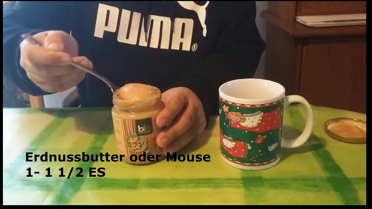 Schoko erdnuss tassenkuchen