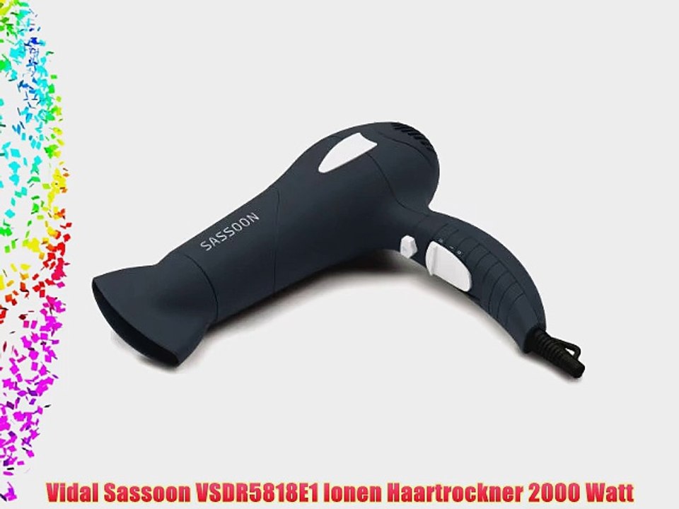 Vidal Sassoon VSDR5818E1 Ionen Haartrockner 2000 Watt