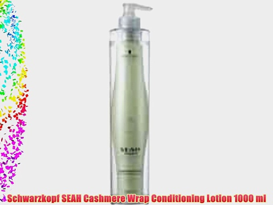 Schwarzkopf SEAH Cashmere Wrap Conditioning Lotion 1000 ml