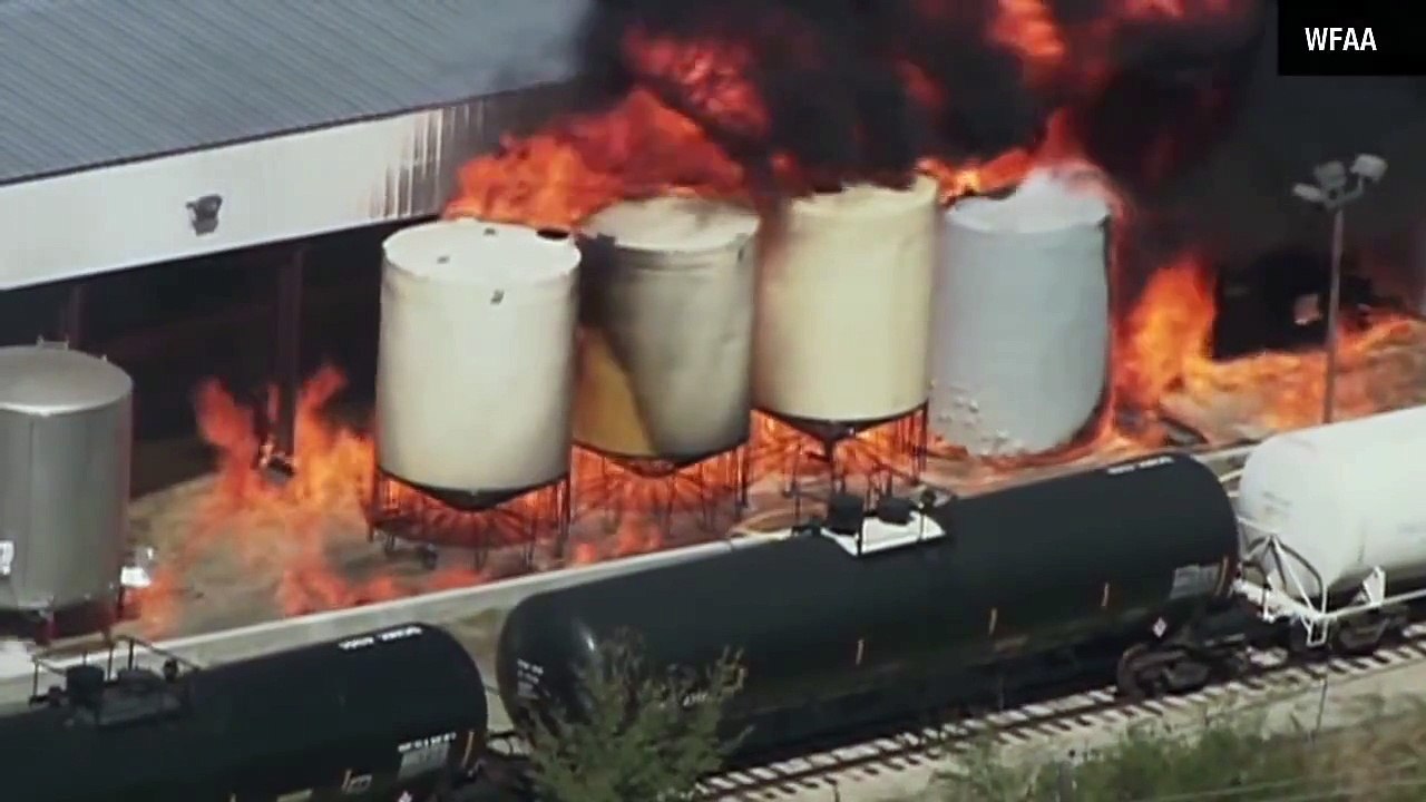 Texas chemical plant fire October 3, 2011