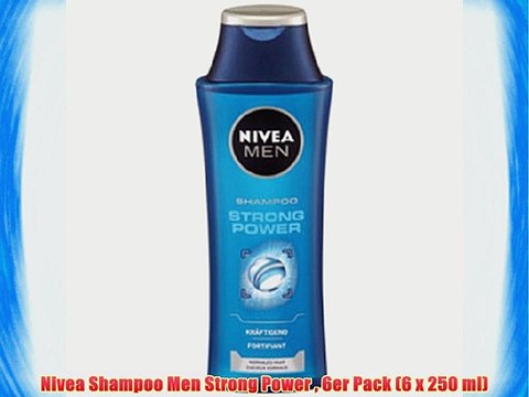 Nivea Shampoo Men Strong Power 6er Pack (6 x 250 ml)