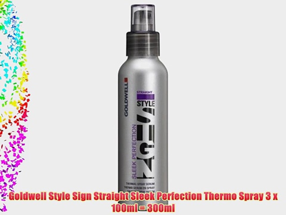 Goldwell Style Sign Straight Sleek Perfection Thermo Spray 3 x 100ml = 300ml