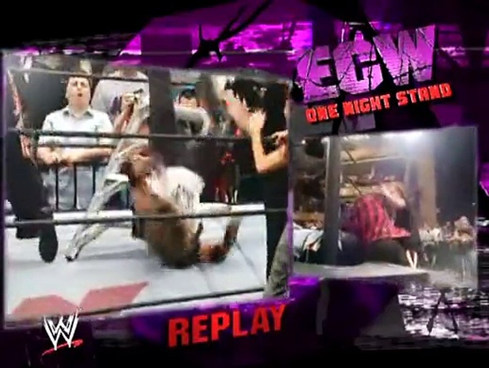 edge  lita  mick'foley vs Tommy dreamer  Terry funk beulah hardcore mixte match vf