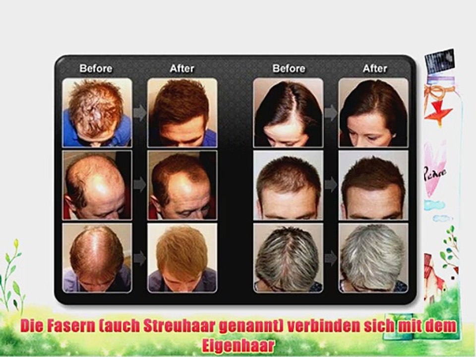Mane Haarauff?ller Haarverdichter Spray zur Haarverdichtung Haarfarbe:Dunkelbraun - Dark Brown
