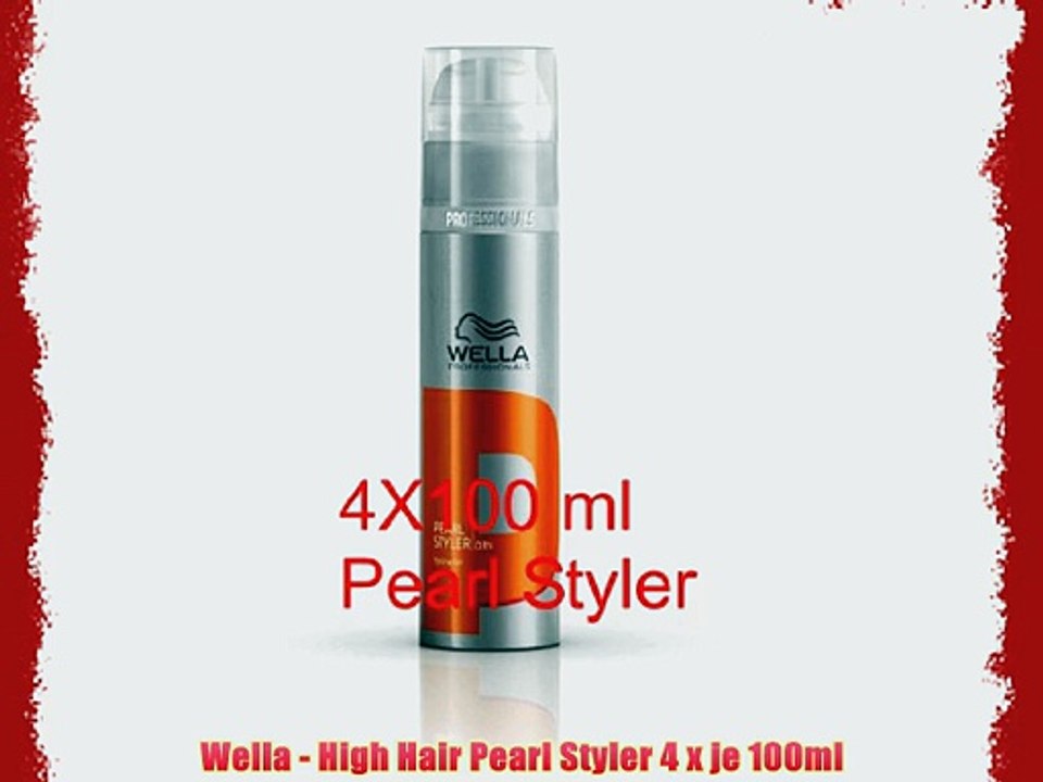 Wella - High Hair Pearl Styler 4 x je 100ml