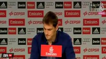 Iker Casillas Tears in his Farewell Ceremony Real Madrid