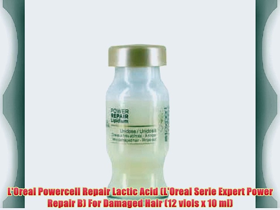 L'Oreal Powercell Repair Lactic Acid (L'Oreal Serie Expert Power Repair B) For Damaged Hair