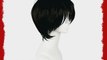L-email wig?28cm Izaya Orihara Durarara Fullmetal Alchemist black short hairstyles Men Wigs