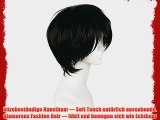 L-email wig?28cm Izaya Orihara Durarara Fullmetal Alchemist black short hairstyles Men Wigs