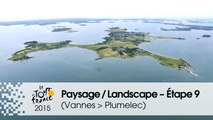 Paysage du jour / Landscape of the day - Étape 9 (Vannes > Plumelec) - Tour de France 2015