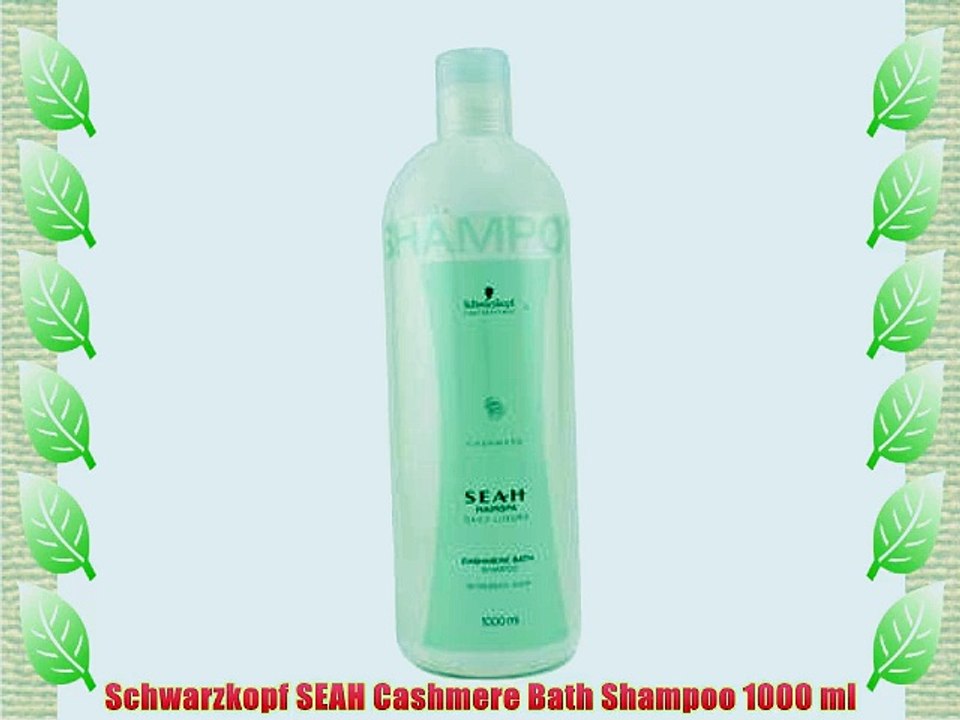 Schwarzkopf SEAH Cashmere Bath Shampoo 1000 ml