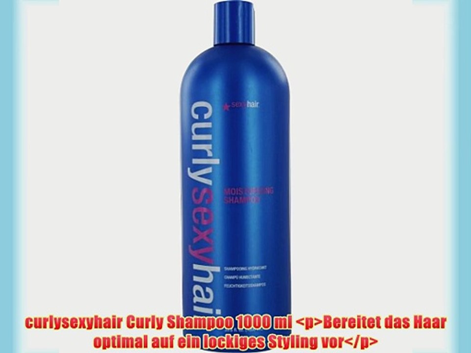 curlysexyhair Curly Shampoo 1000 ml