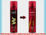 Vidal Sassoon ProSeries Volume Haarspray 3er Pack (3 x 400 ml)