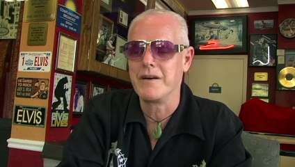 Chris Drummond on how he got his gig under the tent Elvis Week 2012