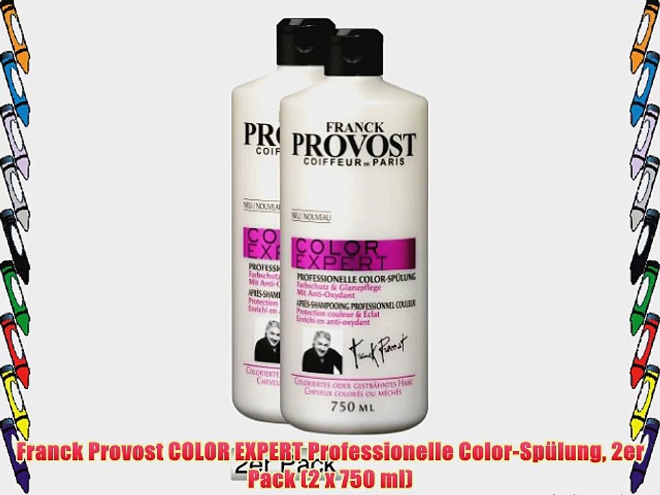 Franck Provost COLOR EXPERT Professionelle Color-Sp?lung 2er Pack (2 x 750 ml)