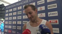 Athlétisme - Ch. France : Lavillenie « L'objectif est rempli »
