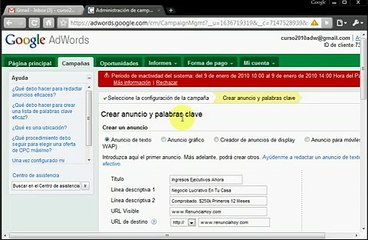 Curso Google Adwords 3 de 8