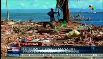 Continúa la crisis en Filipinas a siete días del paso de Haiyan