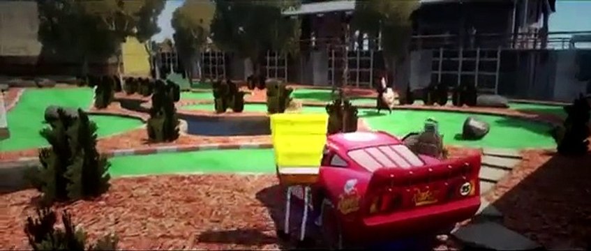 Disney Pixar Cars Lightning McQueen ft Spongebob Squarepants & Teenage Mutant Ninja Turtles Leonardo