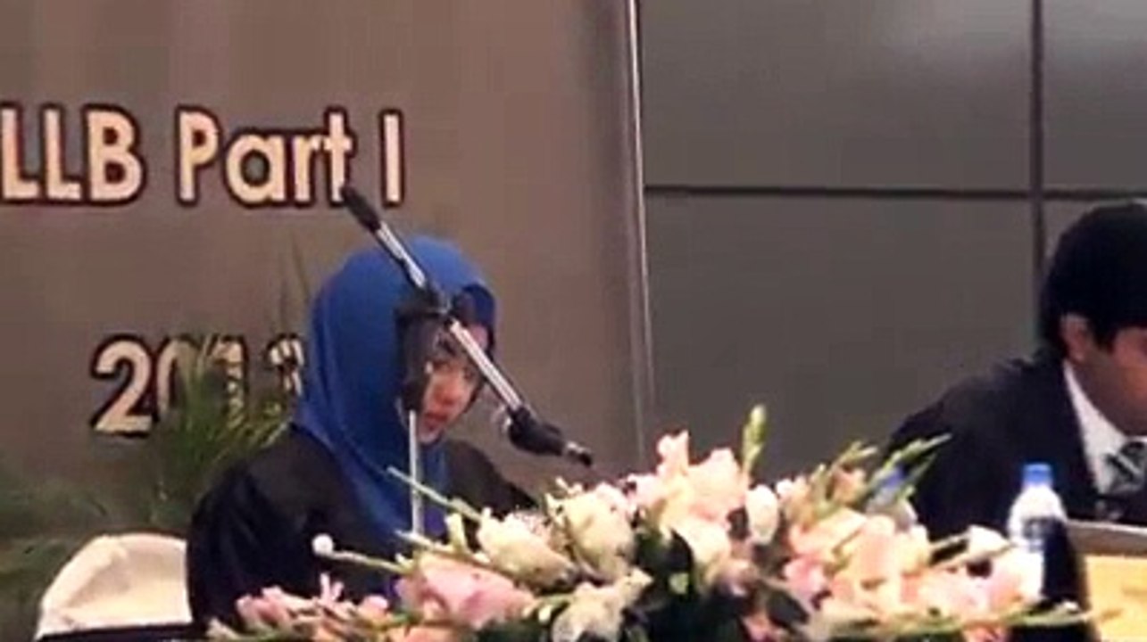 Quaid-e-Azam Law College Lahore 19th Annual Declamation 2015