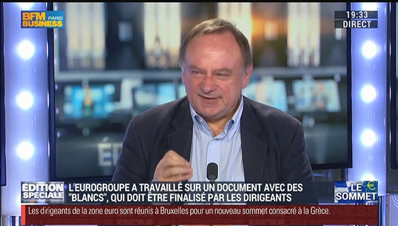 Édition spéciale Grèce: Jean-Marc Daniel: "On comprend mal l'insistance des Allemands à vouloir garder le FMI"