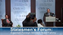 Statesmen's Forum: Egyptian Foreign Minister Nabil Fahmy