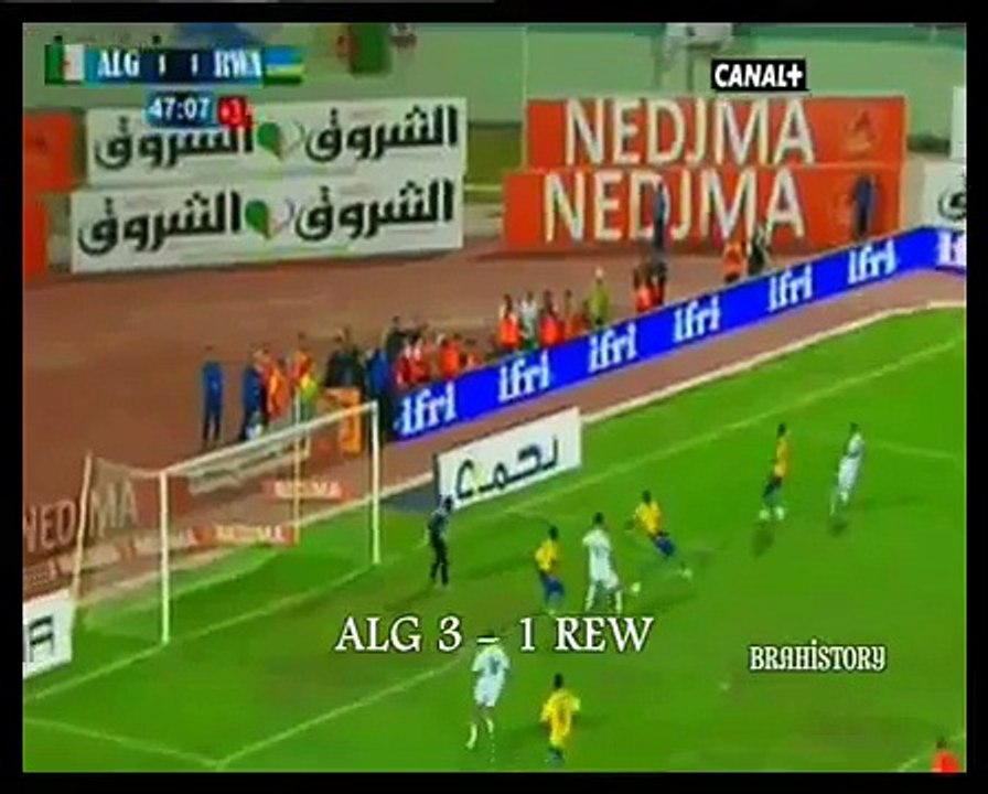 المنتخب الجزائري أهداف و لا أروع مع أغنية جميلة