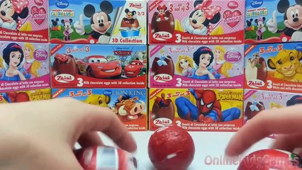 Surprise Eggs Opening Disney Pixar Cars Toys For Kids