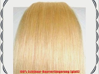 Clip In Extensions Set 100% Echthaar 7 teilig 70g Haarverl?ngerung 45 cm Clip-In Hair Extension