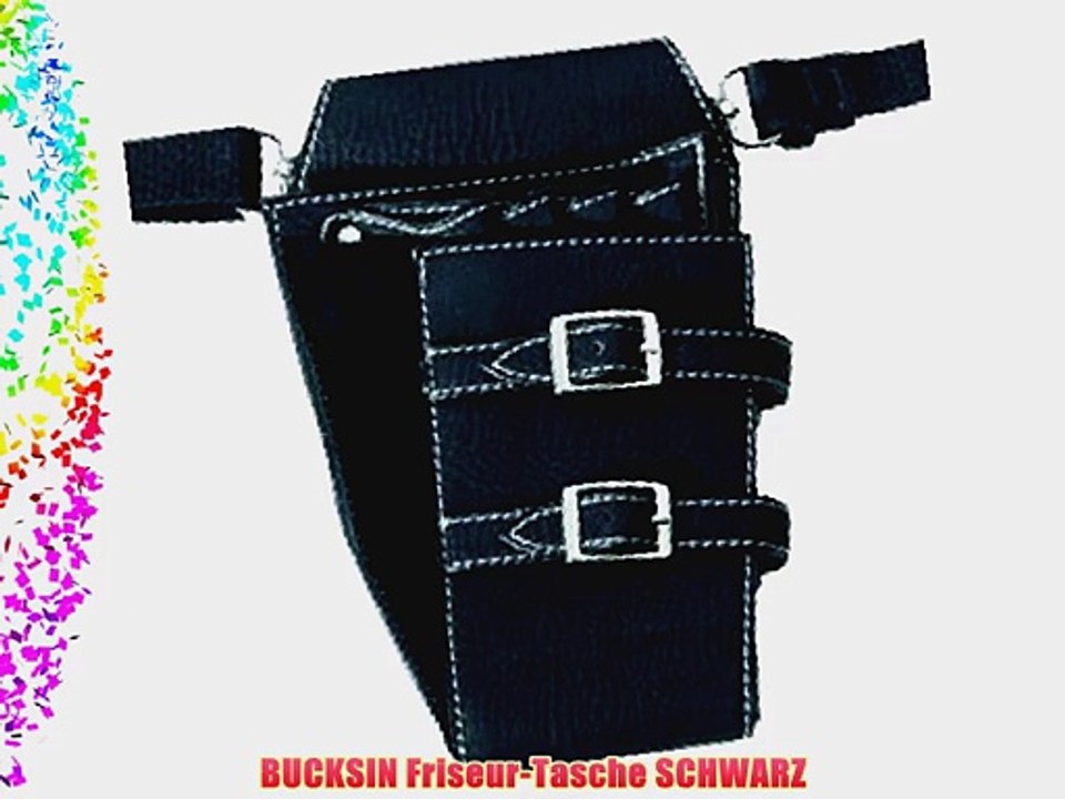 BUCKSIN Friseur-Tasche SCHWARZ