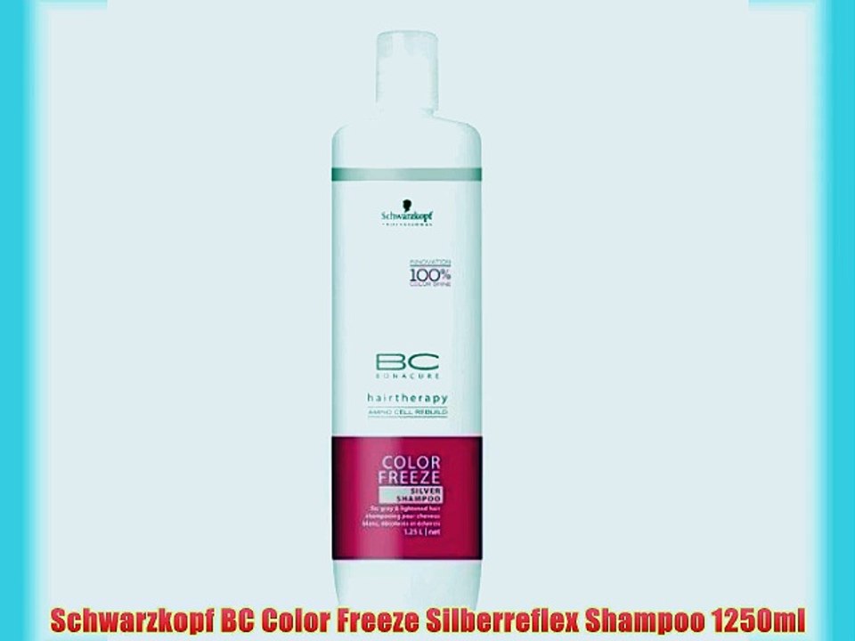 Schwarzkopf BC Color Freeze Silberreflex Shampoo 1250ml