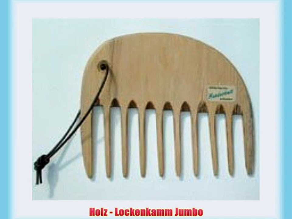Holz - Lockenkamm Jumbo