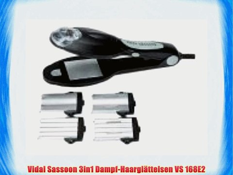Vidal Sassoon 3in1 Dampf-Haargl?tteisen VS 168E2
