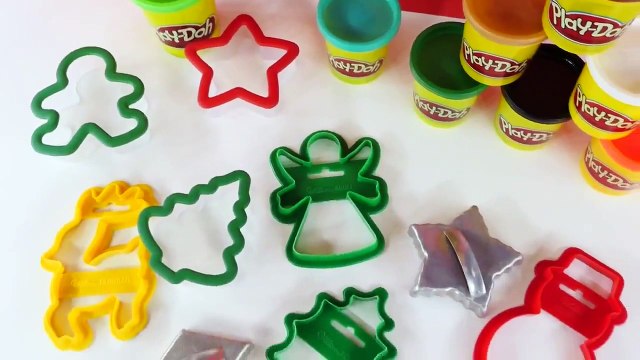 Christmas Cookies with Play Doh DCTC Bakery Playdough Gingerbread Man Reindeer Navidad Plastilina