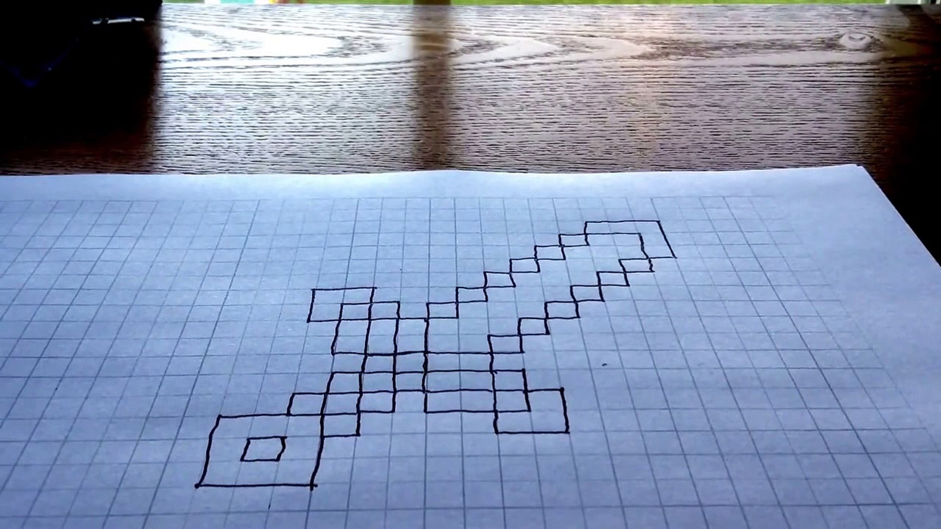 graph paper drawings easy