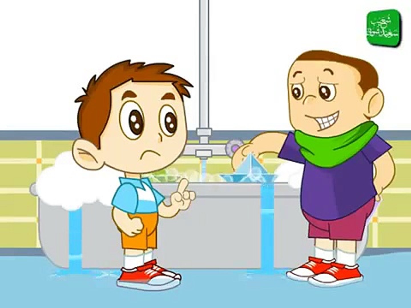 ⁣Wasting Water (Educational Urdu Cartoon)